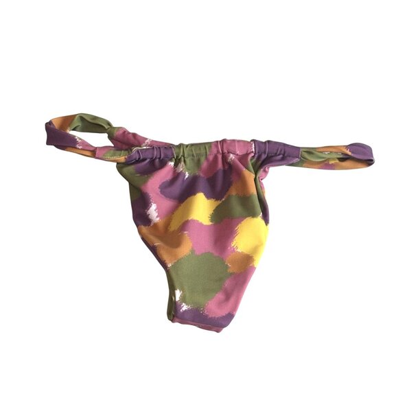 Bamba Swim Amore Mona Bikini Bottoms in Dry Brush - Picture 3 of 4